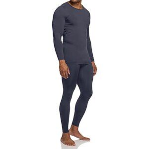 Men's Thermal Underwear Set, Microfiber Soft Fleece Lined Long Johns, Winter War
